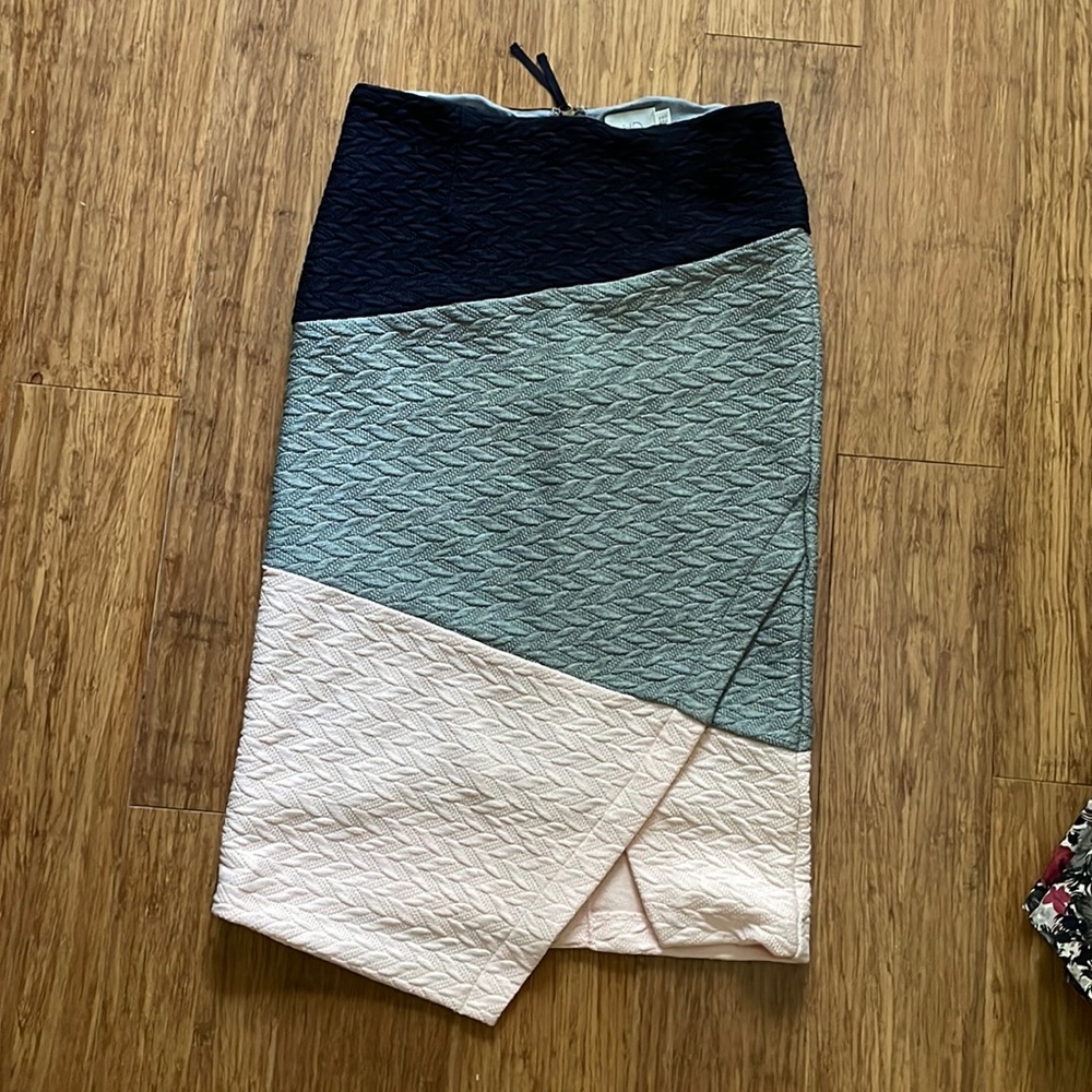 HD in Paris Colorblock Pencil Skirt